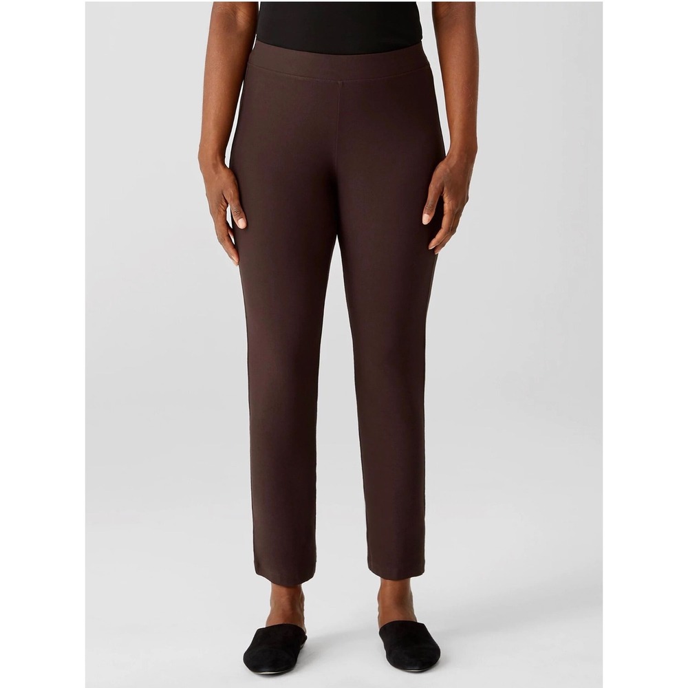 Eileen Fisher Espresso Ankle Pants Brown MP